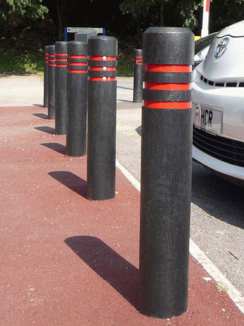 Car park bollards