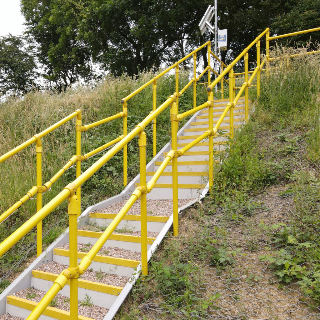 grp stair systems: how to specify safe, long-life access stairs | ezi klamp systems